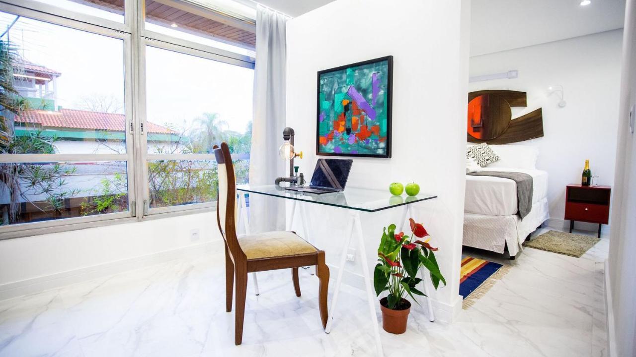 Loft Design, Amplo, Modern Com Ar Condicionado Em Alto De Pinheiros Appartement São Paulo Buitenkant foto