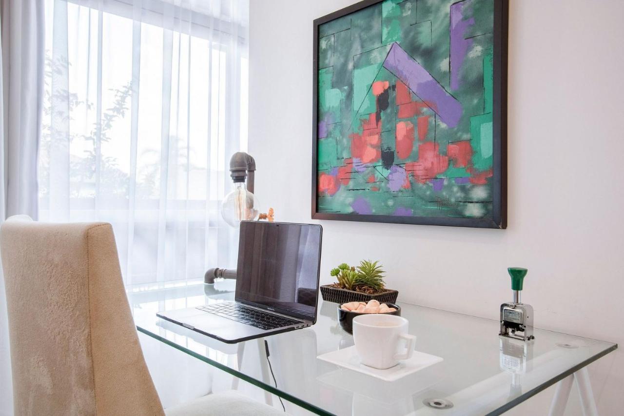 Loft Design, Amplo, Modern Com Ar Condicionado Em Alto De Pinheiros Appartement São Paulo Buitenkant foto